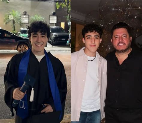 Filho De Bruno Da Dupla Bruno E Marrone - Filho de Bruno, dupla com Marrone, celebra formatura e choca com declaração