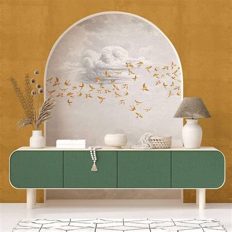 PaperMint Décoration Murale no Instagram Swallow Clouds Ambre