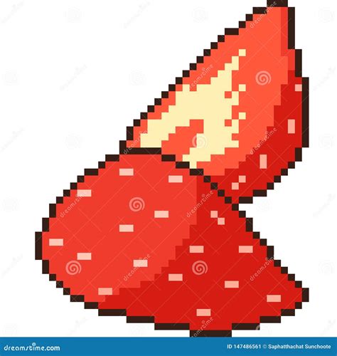 pixel art strawberry 4