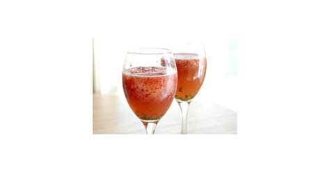 Strawberry Balsamic Basil Spritzer Nonalcoholic Cocktails Popsugar