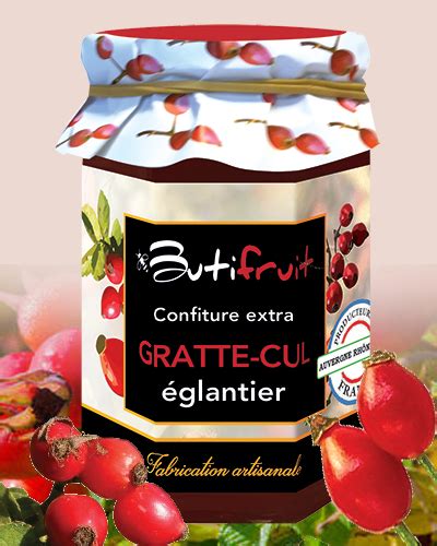 Confiture Extra Baie d églantier 55 de fruits pot de 375g