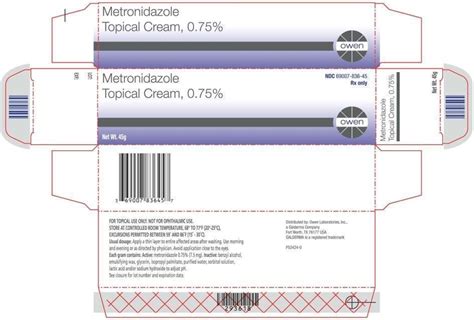 Metronidazole Cream - FDA prescribing information, side effects and uses