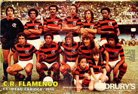 Flamengo campeão carioca de 1974 EXTRA CAMPO