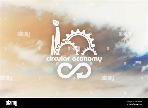 Circular Economy Icons Stock Photo Alamy