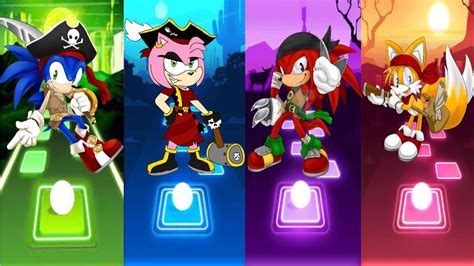 Sonic Prime Pirates Vs Amy Pirates Vs Tails Pirates Vs Knuckles Pirates