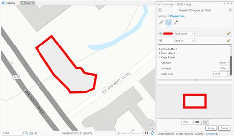 How To Do Polygon Red Lining And T Markers In Arcgis Pro Resource