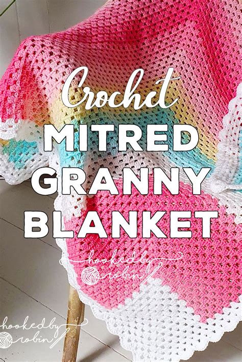 Crochet Mitted Granny Granny Blanket With Text Overlay That Reads