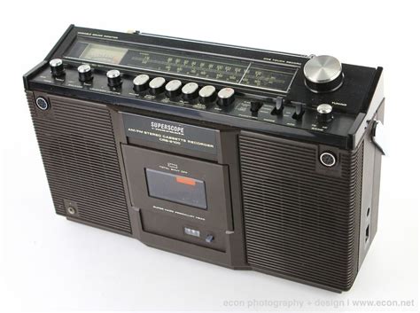 Vintage Superscope Marantz Crs Am Fm Stereo Cassette Boombox