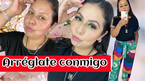 ARRÉGLATE CONMIGO MAQUILLAJE PEINADO Y OUTFIT Alyba YouTube