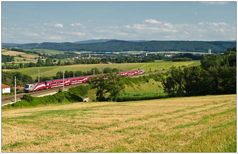 Jubiläums Railjet 175 Jahre Eisenbahnen in Österreich bei Schildberg