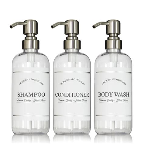 decorative refillable shampoo bottles shelly lighting