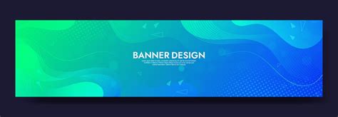 Abstract Blue Fluid Wave Banner Template 8295843 Vector Art at Vecteezy