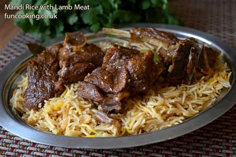 Mandi Rice With Lamb Meat Funcooking