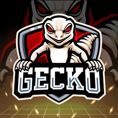 Premium Vector Gecko Mascot Esport Logo Design