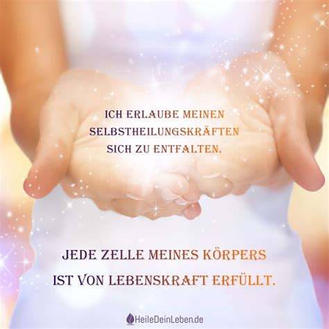 Affirmationen Gesundheit