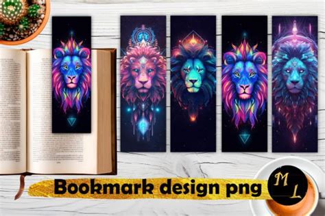 Leo Bookmark Sublimation Graphic By Daryaboska Creative Fabrica