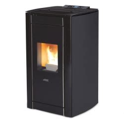 Elite Hermetic Black Ductable Wood Pellet Stove Laois Stone And