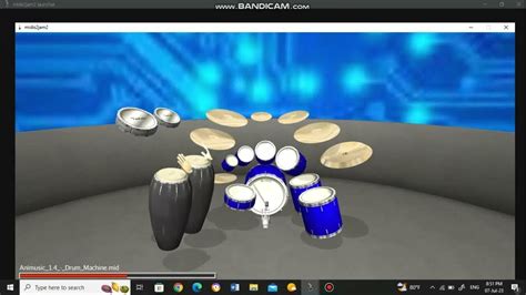 Drum Machine Midis2jam2 Cover Animusic Youtube