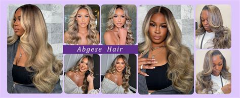 Ombre Highlight Ash Blonde Lace Front Wigs Human Hair 180