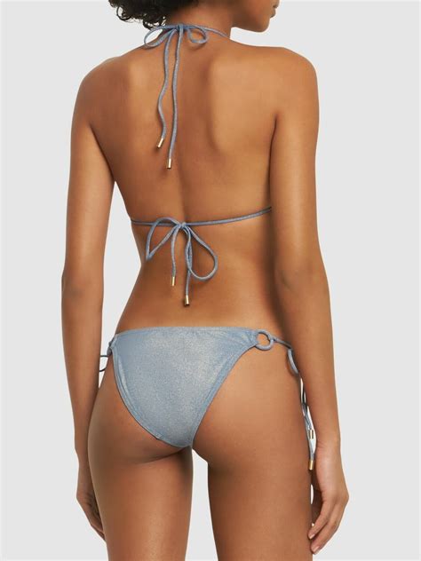 ZIMMERMANN August Lurex Ring Tie Bikini Zimmermann