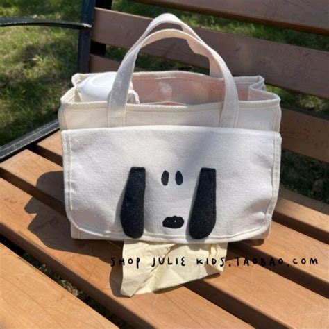 Jual Tas Tenteng Snoopy Tempat Tissu Snoopy Tas Serbaguna Tas