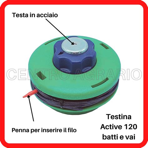 Testina Decespugliatore Batti E Vai Universale Active 120 Testa Per