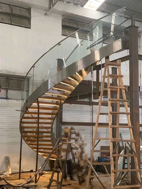 Curved Staircasecurved Stair Demax Arch Glass Staircase Curved