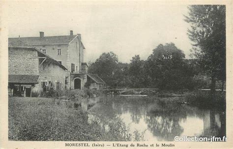 CPA FRANCE 38 Morestel L étang de Roche et le Moulin 38 isere