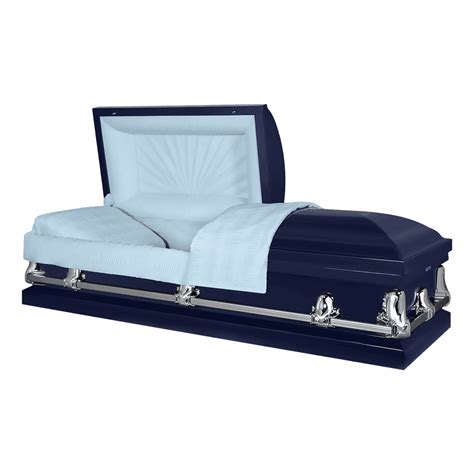 The Franklin Navy Blue - Casket Emporium