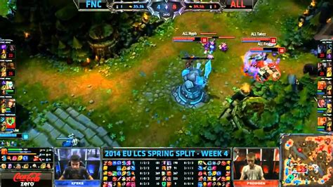 LCS 2014 wiosna PL Tydzień 4 Fnatic vs Alliance YouTube