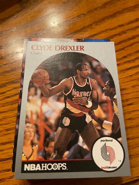 Nba Hoops Clyde Drexler Portland Trailblazers Hof Ebay