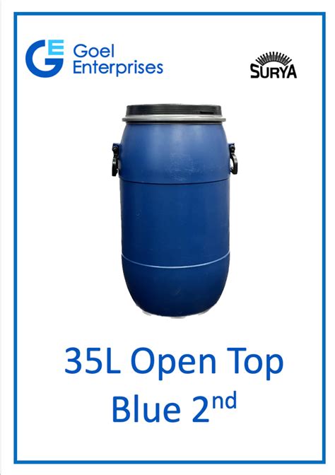 35 L Hdpe Open Top Drum At Rs 180 Piece Open Top Drum In Delhi ID