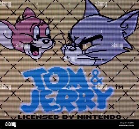 Tom & Jerry - Nintendo Game Boy Color Videogame - Editorial use only ...