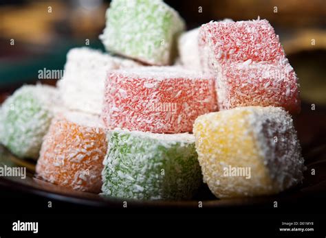 Turkish Delight Lokum Stock Photo Alamy