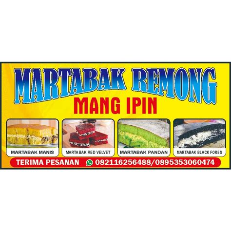 Jual Spanduk Martabak Telor Martabak Manis Desain Custom Shopee Indonesia