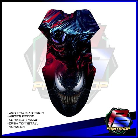 Center Leg Shield Batok For Raider Carb Sticker Wrap Durable And