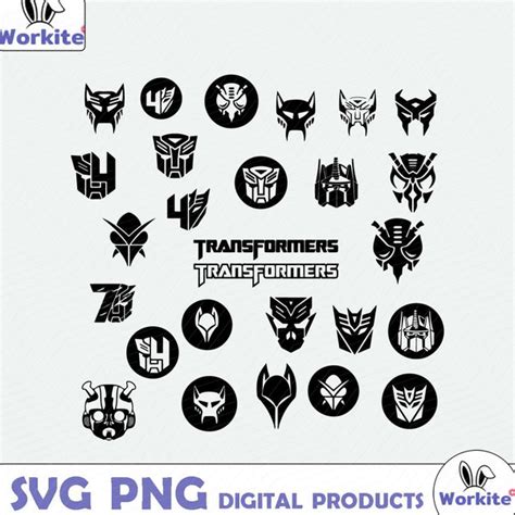 Transformers Svg, Transformer SVG Faces, Transformers Logo l | Inspire ...