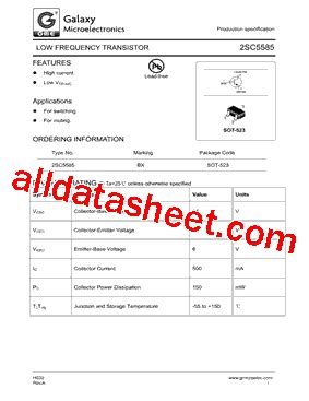 Sc Datasheet Pdf Galaxy Semi Conductor Holdings Limited