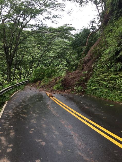 TRAFFIC ALERT Multiple Landslides on Hāna Highway Maui Now Hawaii News