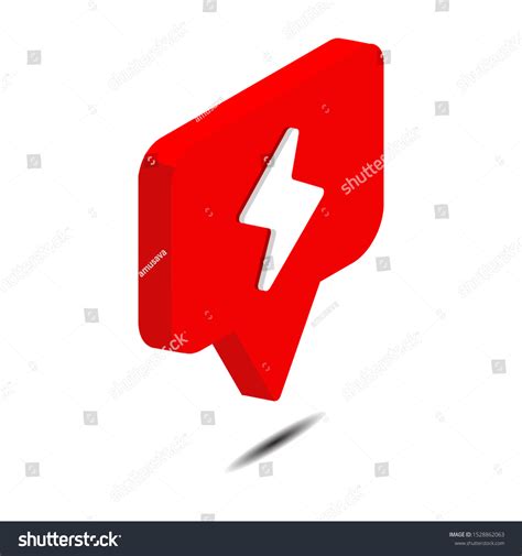 Flash Mark Icon Vector Illustration Isolated Stock Vector (Royalty Free