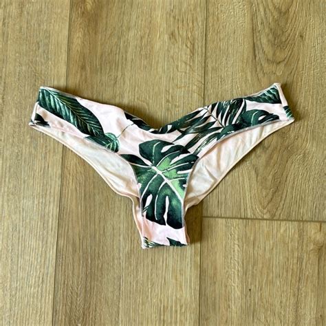 Rip Curl Swim Rip Curl Cheeky Scrunch Butt Bikini Bottoms In Pink Tropical Print Poshmark