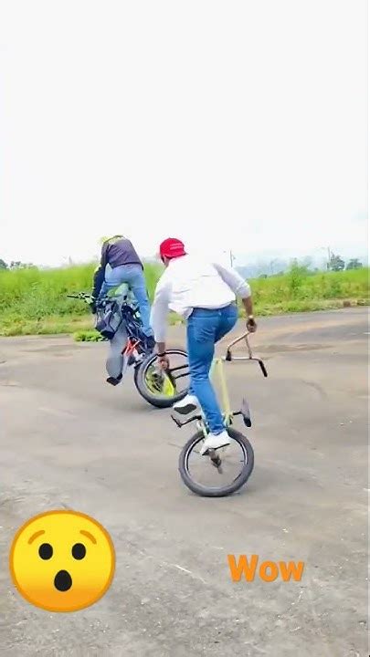 Bike Stunt Very Cool Bicycle Stunt Or Bike Stunt 😯😯 Short Viral