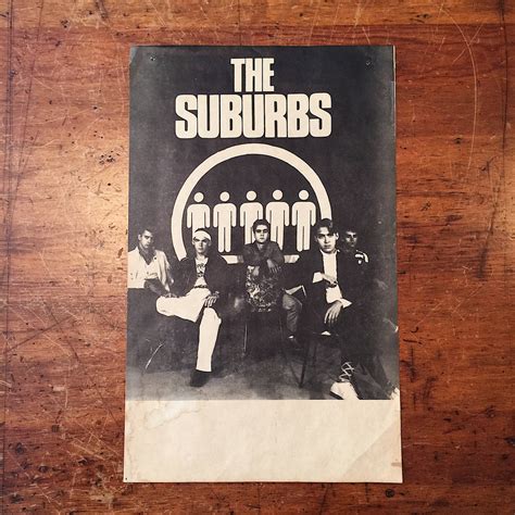 The Suburbs Flyer Poster from the early 80s Minneapolis Music Scene ...