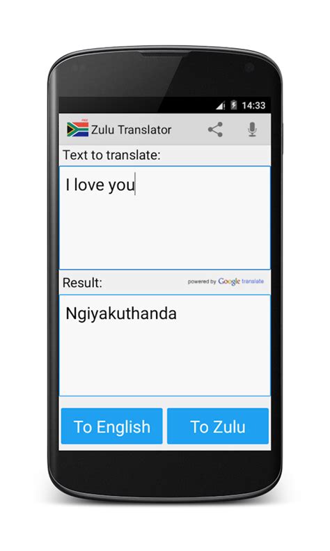 Zulu English Translator Android Apps On Google Play