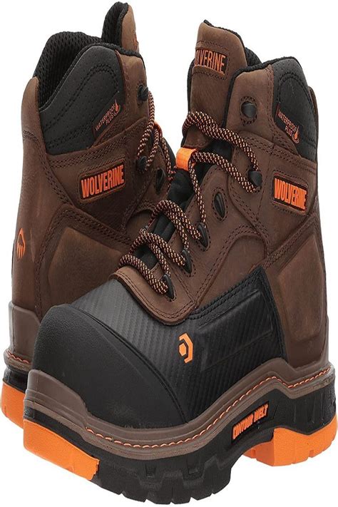 Wolverine Men S Overpass 6 Mid Composite Toe Waterproof Work Boot In 2024 Work Boots Work