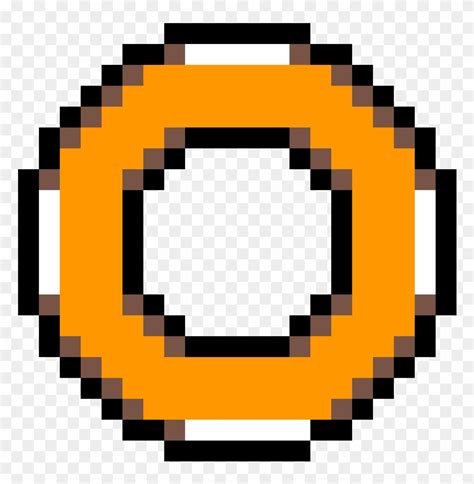 Sonic Ring Png - Smash Ball Pixel Art Clipart (#1374150) - PikPng