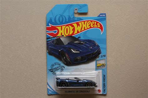 Hot Wheels 2020 Factory Fresh 19 Corvette Zr1 Convertible Blue