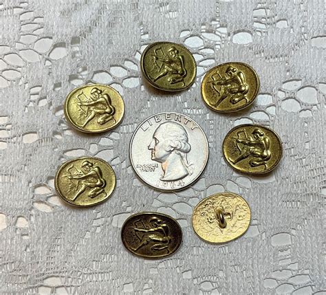 Vintage Metal Naked Guy Shooting A Bow Mm X Mm Etsy