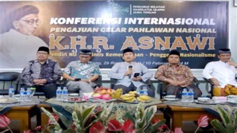 PWNU Jateng Dorong Pengusulan Gelar Pahlawan Nasional Untuk KH Raden