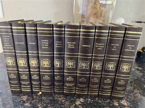 Vintage Harvard Classics Book Set Of 10 EBay